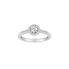 Joanli Nor - ELLENOR B 7mm Ring mit zirkonia-Stein Silber