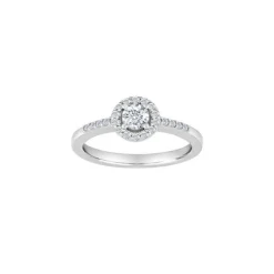 Joanli Nor - ELLENOR B 7mm Ring mit zirkonia-Stein Silber