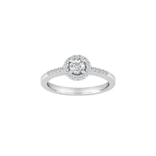 Joanli Nor - ELLENOR B 7mm Ring mit zirkonia-Stein Silber
