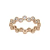 Joanli Nor - EMMYNOR Ring aus rosévergoldetem mit Zirkonias - 52**