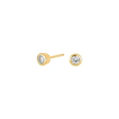 Joanli Nor - HANNANOR Ohrringe 3mm aus vergoldetem Silber