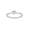 Joanli Nor - HANNANOR Ring mit Zirkon in silber (Ø4) - 50