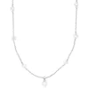 Joanli Nor - IDUNANOR Halskette m. weißem zirkonia in silber**