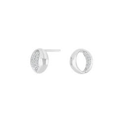 Joanli Nor - KETTINOR-Ohrstecker aus silber mit Zirkonen