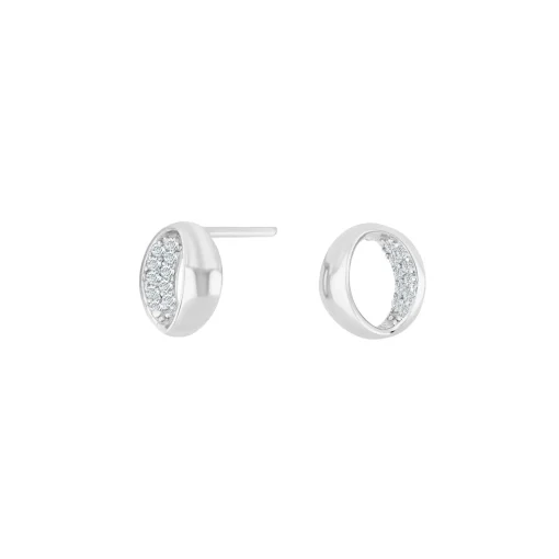 Joanli Nor - KETTINOR-Ohrstecker aus silber mit Zirkonen