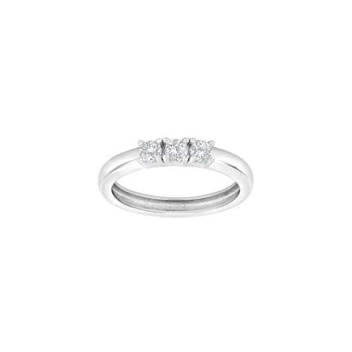 Joanli Nor - OBINOR Ring in silber mit 3 zirkonia