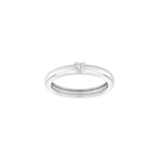 Joanli Nor - OBINOR Ring in silber mit 1 zirkonia
