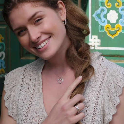 Joanli Nor - OBINOR Ring in silber mit 1 zirkonia
