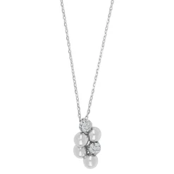 Joanli Nor - OLINANOR Halskette in silber mit zirkonia*