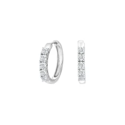 Joanli Nor OBINOR Creolen in silber 20 mm mit zirkonia