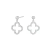 Joanli Nor PamelaNor Ohrringe in silber mit zirkonia