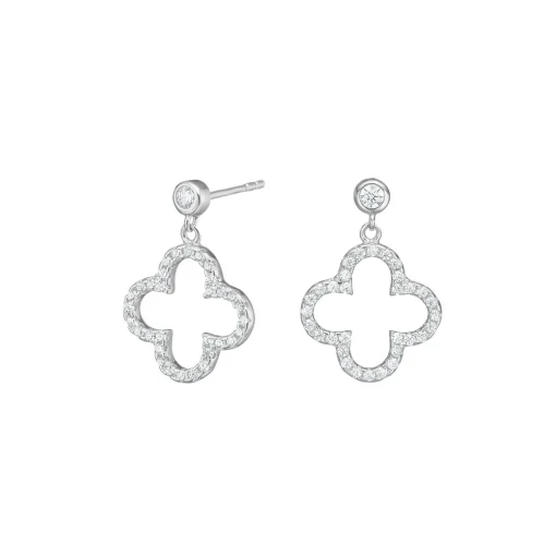 Joanli Nor PamelaNor Ohrringe in silber mit zirkonia