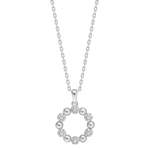 Joanli Nor PENNYNOR Halskette in silber mit zirkonia