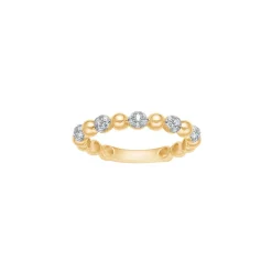 Joanli Nor PENNYNOR ring aus vergoldetem silber mit zirkonia