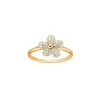 Joanli Nor PHOEBENOR ring aus vergoldetem silber mit Blume