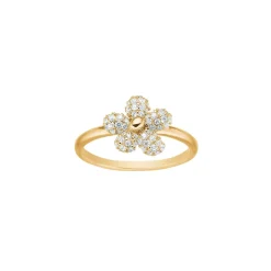 Joanli Nor PHOEBENOR ring aus vergoldetem silber mit Blume