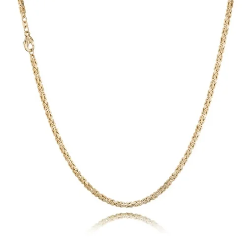 Königskette - 8 kt. Gold Halskette (Verschiedenen Größen und Längen)