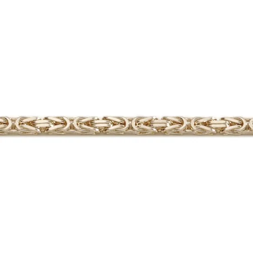 Königskette - 8 kt. Gold Halskette (Verschiedenen Größen und Längen)