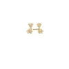 Kranz & Ziegler - Kinderohrstecker My Friend The Giraffe aus vergoldetem Silber