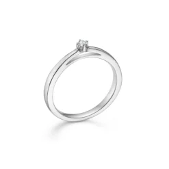 KROWN Ring I 14 kt. Weißgold mit Diamanten von 0,04 ct - 0,50 ct.