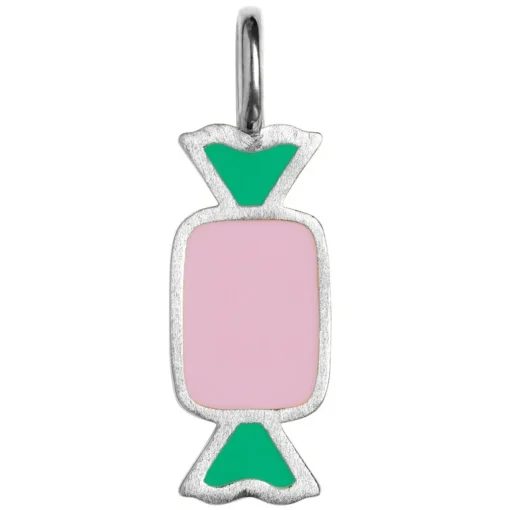 LULU Copenhagen Bonbon-Anhänger aus silber mit Emaille