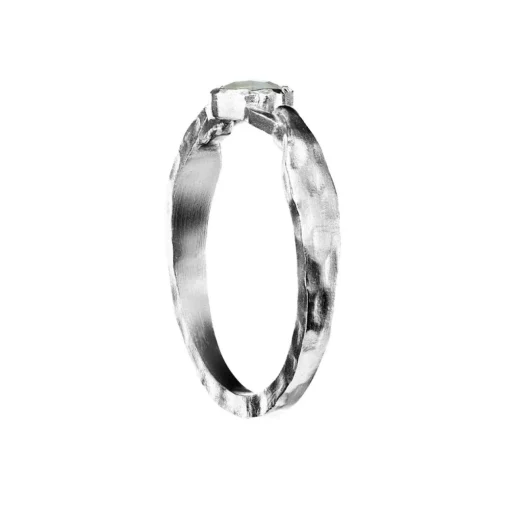 Maanesten - Emmalou Ring aus Silber mit Aquamarin