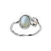 Maanesten - Lorelei Ring aus silber mit Mondstein