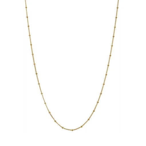Maanesten - Nala Halsband in vergoldetem Silber 41cm