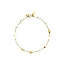 Maanesten - Scarlett armband in vergoldete silber