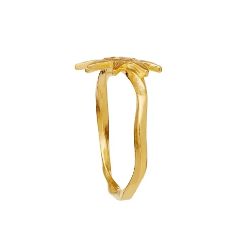 Maanesten - Sonja ring aus vergoldetem silber