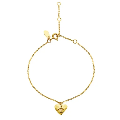 Maanesten - Stacia armband i vergoldete silber
