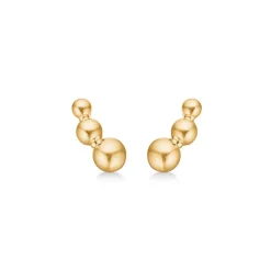 Mads Z - Alba Ohrringe aus 8kt. Gold mit. zirkonia