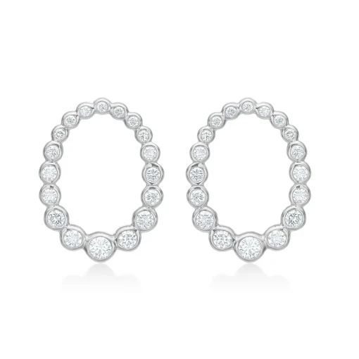 Mads Z - Aurora's Kiss Ohrringe in silber mit Topas