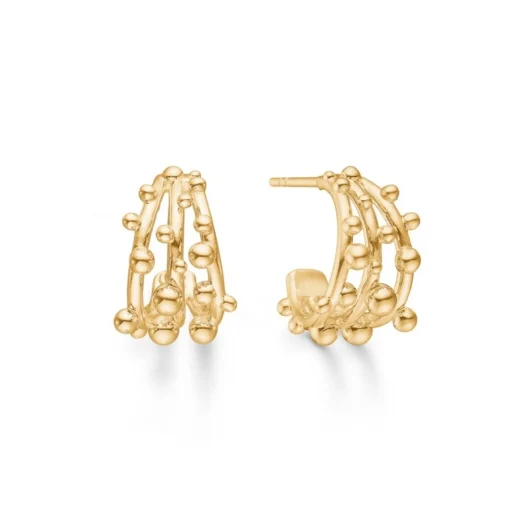 Mads Z - Bubbles Ohrringe aus 14 kt Gold