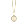 Mads Z - Cara Anhänger aus 8 kt Gold mit zirkonia