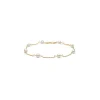 Mads Z - Cloverarmband mit Zirkon in Silber