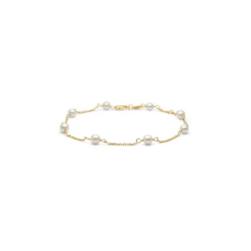 Mads Z - Cloverarmband mit Zirkon in Silber