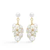 Mads Z - Coco Ohrringe aus 8ct. Gold mit kleinen Perlen