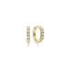 Mads Z - Crown Alliance Ohrringe aus 14 Karat Gold mit Diamanten von insgesamt 10 x 0,04 Karat.