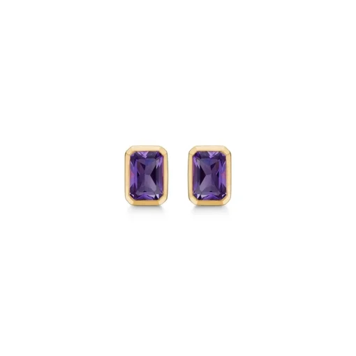 Mads Z - Darling Ohrringe aus 14 Karat Gold mit Amethyst