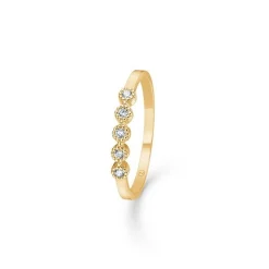 Mads Z - Dido Ring mit klaren Zirkonen aus 8kt. Gold