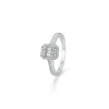 Mads Z - Elizabeth Ring aus 14 kt Weißgold mit insgesamt 0,33ct