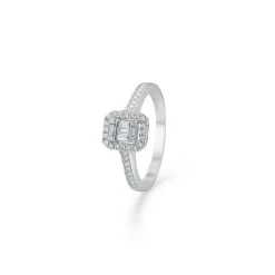 Mads Z - Elizabeth Ring aus 14 kt Weißgold mit insgesamt 0,33ct