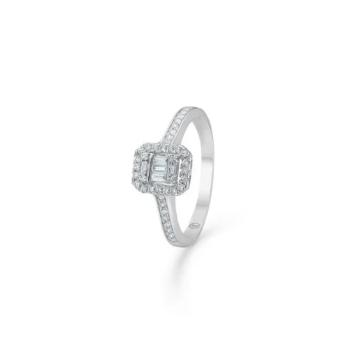Mads Z - Elizabeth Ring aus 14 kt Weißgold mit insgesamt 0,33ct