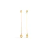 Mads Z - Ellipse-Ohrringe aus 14 Karat Gold