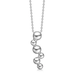 Mads Z - Embedded Ball Halskette in Silber