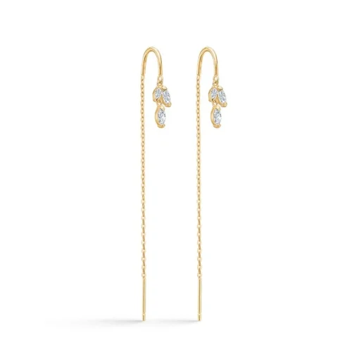 Mads Z - Emilia Anhänger-Ohrringe aus 8kt. Gold mit. zirkonia