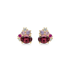 Mads Z - Four Seasons Autumn Ohrringe aus 14 Karat Gold mit ingesamt 0,09 Karat.