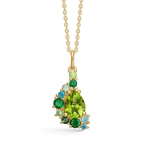Mads Z - Four Seasons Spring Anhänger aus 14 kt Gold mit 0,02 ct.