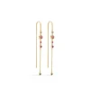Mads Z - Luxury Rainbow Ohrringe aus 14 Kt Gold mit echten Steinen